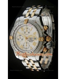 Breitling Chronomat Evolution Two Tone Montre en Chiffres Romains