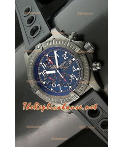 Breitling Avenger Blacksteel Superlume Montre Suisse - 1:1 Ultimate Mirror Replica