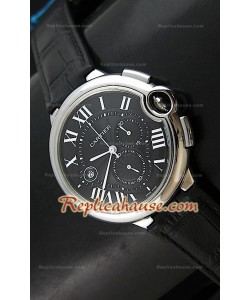 Ballon De Cartier Swiss Replica Montre - Automatique 42 mm avec Cadran Noir