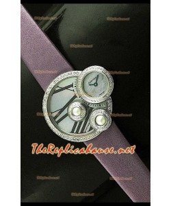 Perles de Cartier Swiss Femmes Montre en Or Rose