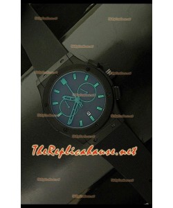 Hublot Vendome Chronograph PVD Japanese Montre - Repères Verts