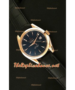 Omega Seamaster Aqua Terra Swiss Replica Montre en Or Rose