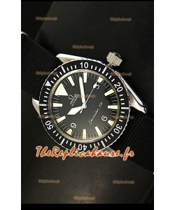 Omega Seamaster 300 Montre Suisse a Cadran Noir avec Bracelet Armée de Mer