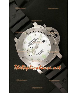 Panerai Luminor Submersible 1000M Montre Japonaise avec Cadran Blanc