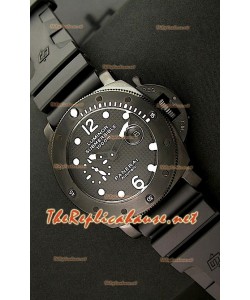 Panerai Luminor Submersible 1000M Montre Japonaise avec Revêtement PVD