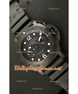 Panerai Luminor Submersible 1000M Montre Japonaise avec Revêtement PVD