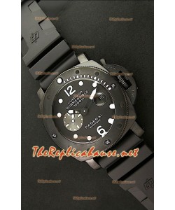Panerai Luminor Submersible 1000M Montre Japonaise avec Revêtement PVD