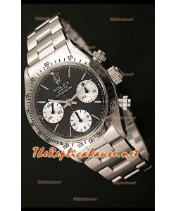 Rolex Cosmograph Daytona Vintage 6265 Swiss Montre avec Cadran Noir