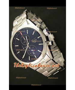 Tag Heuer SLR 300 Japanese Montre avec Cadran Noir - Bracelet en Acier