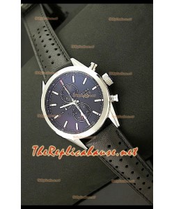 Tag Heuer SLR 300 Japanese Montre avec Cadran Noir - Bracelet en Cuir