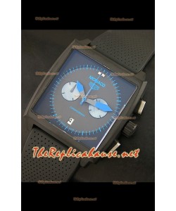 Tag Heuer Monaco Limited Edition Titanium Blue Markers Montre