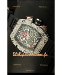 Richard Mille Edition Filippe Massa Reproduction Montre Suisse en Titane