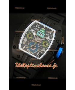 Richard Mille RM011 Filipe Massa Edition avec Revêtement PVD Reproduction Montre Suisse