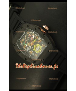 Montre en titane avec lunette en carbone forgé Richard Mille RM036 Jean Todt