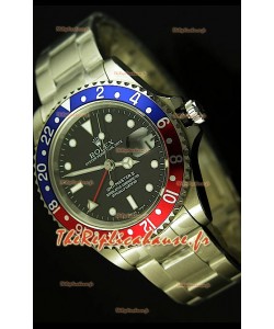 Reproduction Montre Suisse Rolex GMT Masters II - Mouvement 2013 Mis à Jour