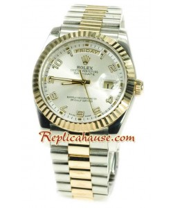 Rolex Replique Day Date Two Tone Montre Suisse