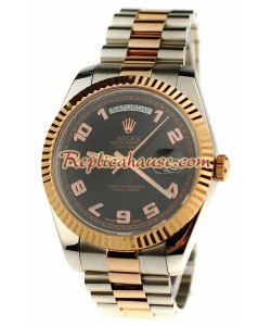 Rolex Replique Day Date Two Tone Montre Suisse