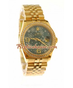 Rolex Suisse Replique Floral Motif 2011 édition Datejust Montre