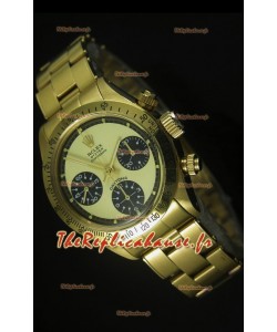 Cosmographe Rolex Daytona 6263 avec cadran plaqué or dans boîtier or