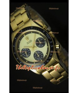 Cosmographe Rolex Daytona 6263 avec cadran or dans boîtier or