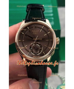 Montre Rolex Super Clone Cellini 50525 Cadran marron Or rose Super Clone