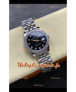 Montre Rolex Super Clone Datejust 31 mm Cadran Noir Jubilee Super Clone