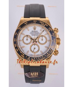 Montre Rolex Daytona 126518 Cadran Blanc MVMT balancier libre Super Clone