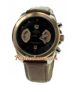 Tag Heuer Grand Carrera Leather Montre Replique