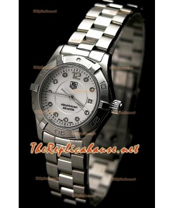 Tag Heuer Aquaracer Femme Suisse Quartz Montre en Diamants Markers