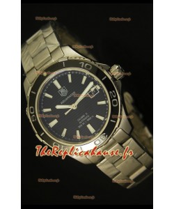 Montre suisse à cadran noir Tag Heuer Aquaracer Calibre 5 - Édition miroir 1:1