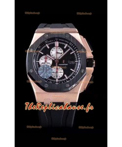 Montre Audemars Piguet Royal Oak Offshore 44MM or rose 1:1 miroir 904L en acier
