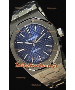 Audemars Piguet Royal Oak 41MM cadran bleu Bracelet en acier - 1:1 Miroir Édition Ultime