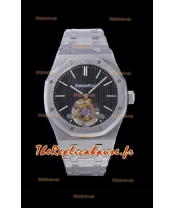 Montre Audemars Piguet Royal Oak Tourbillon 41mm Cadran noir dans un boîtier en acier 904L