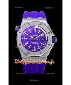 Montre Audemars Piguet Royal Oak Diver Navy Blue Dial 1:1 Quality 3120 Movement 904L Steel Réplique Suisse