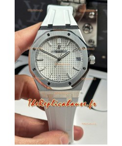Audemars Piguet Royal Oak Super Clone 15500 41MM Cadran blanc Boîtier acier 41MM 