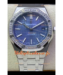 Audemars Piguet Royal Oak 37MM Montre à cadran bleu avec mouvement 3120 - Réplique miroir 1:1