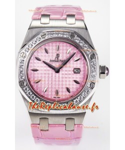 Audemars Piguet Royal Oak 33MM acier 904L cadran rose montre réplique suisse 