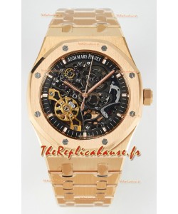 Audemars Piguet Royal Oak à double balancier édition ajourée 1:1 Superclone Réplique Montre