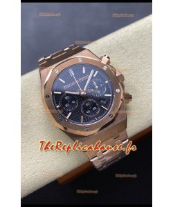 Audemars Piguet Royal Oak 50e Anniversaire Super Clone - Boîtier Or Rose Cadran Bleu en 41MM