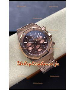 Audemars Piguet Royal Oak Super Clone - Boîtier Or Rose Cadran Marron en 41MM
