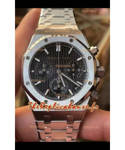 Audemars Piguet Royal Oak Chronograph Réplique 1:1 - Acier 904L cadran noir 41MM