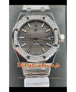 Audemars Piguet Montre Royal Oak 37MM à cadran gris et mouvement 3120 - Réplique 1:1