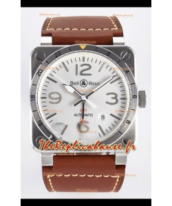 Bell & Ross BR03-93 GMT Edition Cadran Blanc Réplique 1:1 
