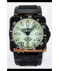 Bell & Ross BR03-92 Divers Edition PVD Cadran vert Réplique 1:1 