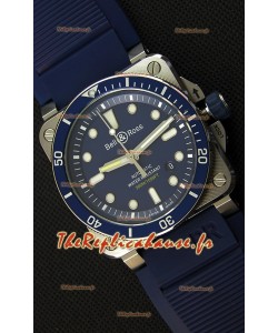 Montre Bell & Ross BR03-92 Suisse bleu de plongée Réplique à l’identique 1:1