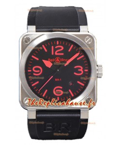 Bell and Ross BR03-92 MA-01 édition indicateurs rouges Réplique montre suisse 