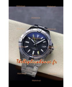 Breitling Avenger GMT automatique 44 Montre Suisse 1:1 Réplique super Clone - Cadran noir 