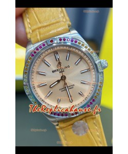 Breitling Chronomat Automatic 36MM Montre Suisse 1:1 Réplique Boîtier Acier
