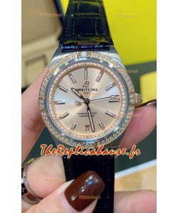 Breitling Chronomat Automatic 36MM Montre Suisse 1:1 Réplique Boîtier acier