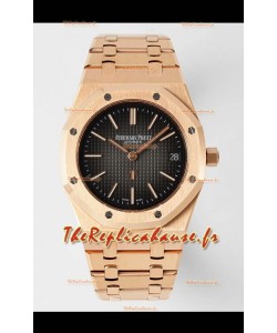 Audemars Piguet Royal Jumbo Oak Extra Thin Réplique Suisse Rose Gold - Réplique de montre miroir 1:1
